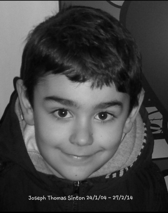 Joseph Sinton-2 Childhood Cancer Research