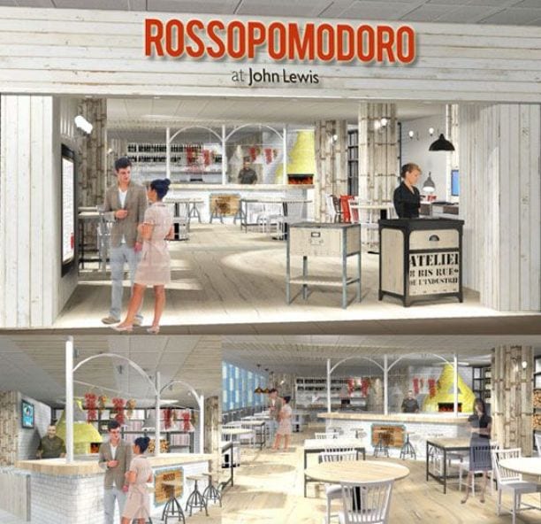 John Lewis Rossopomodoro I Love Newcastle