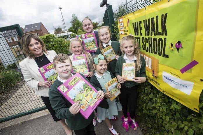 rsz_1_pupils_from_new_delaval_primary_in_blyth_stepped_out_for_walk_to_school_week_with_sponsorship_from_miller_homes_I_love_newcastle_magazine_