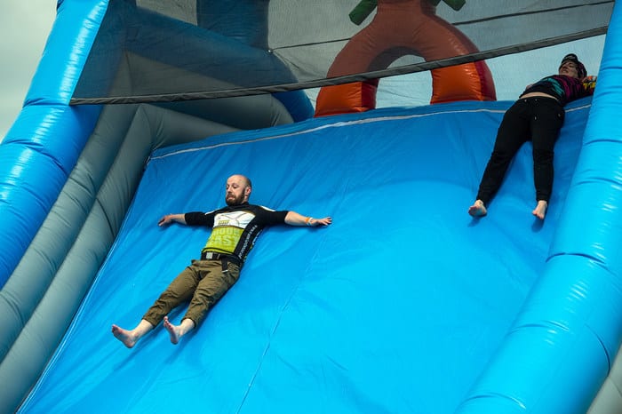 Longest Inflatable Obstacle Course Bounces Into Newcastle I Love Newcastle