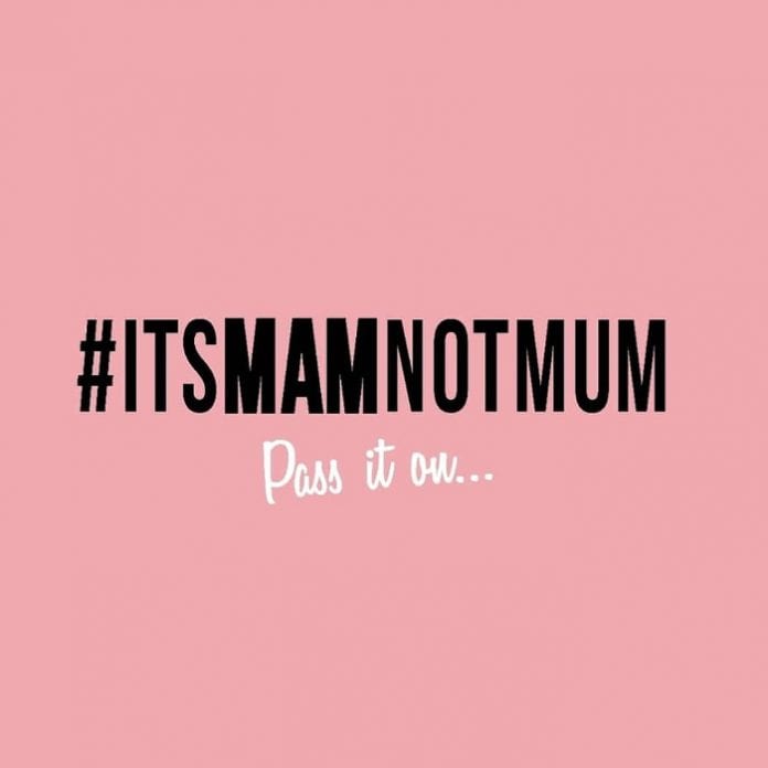 Mam not mum-2 Mother's Day card