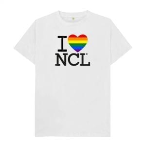 I Love NCL Pride T-Shirt I Love Newcastle